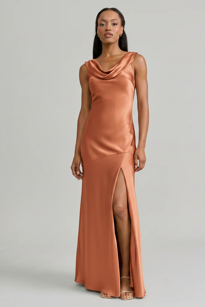 Dani Satin Dress | Made To Order - Image 27