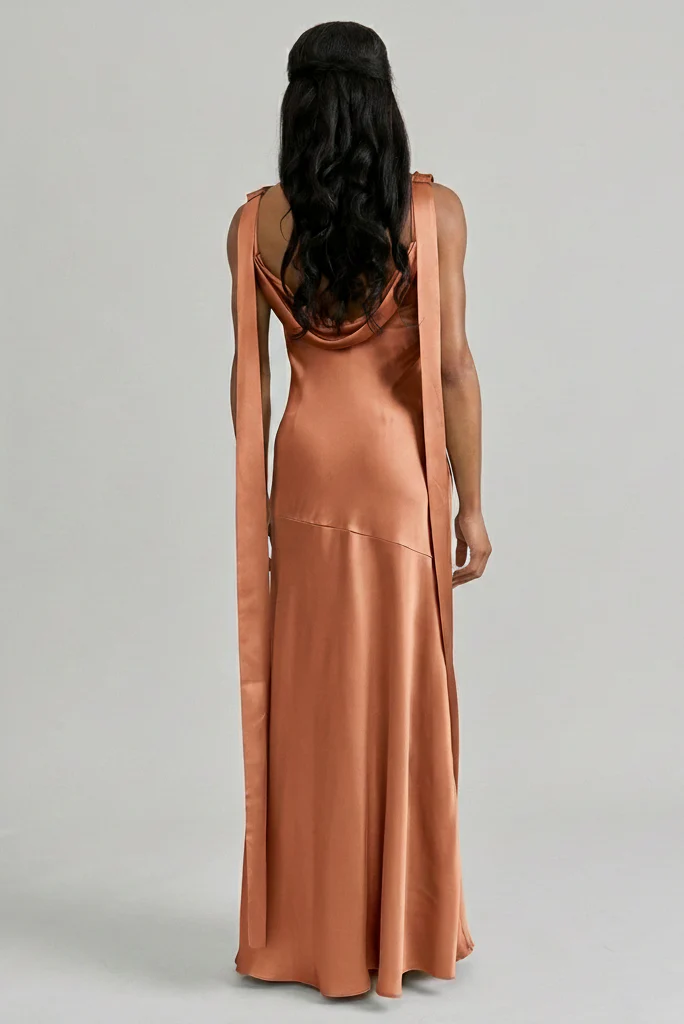Dani Satin Dress | Made To Order - Image 28