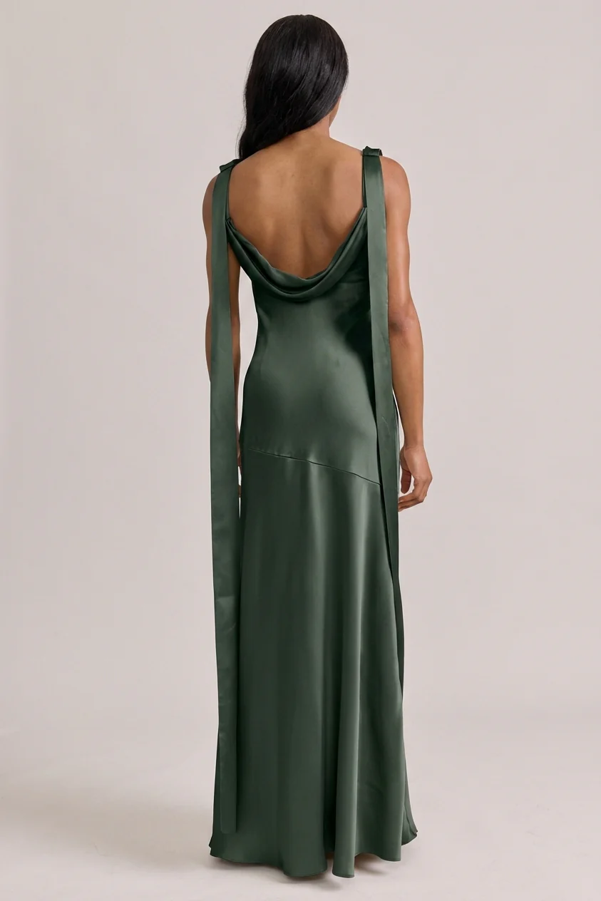 Dani Satin Dress | Made To Order - Image 31