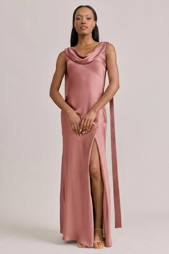 Dani Satin Dress | Made To Order - Image 33