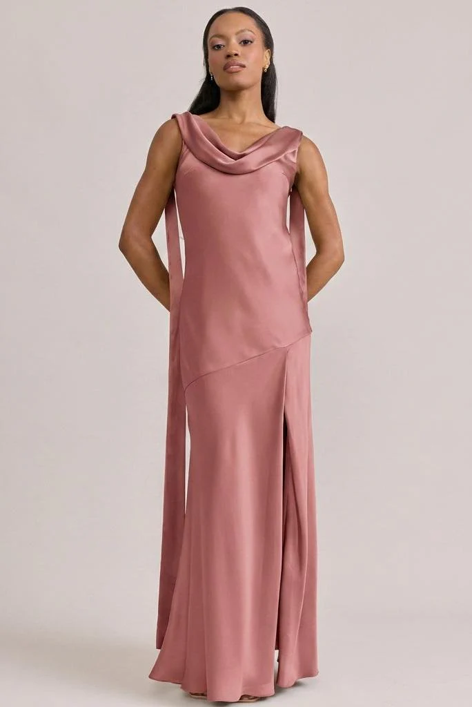 Dani Satin Dress | Made To Order - Image 35