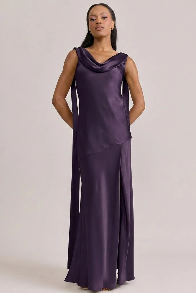 Dani Satin Dress | Made To Order - Image 41