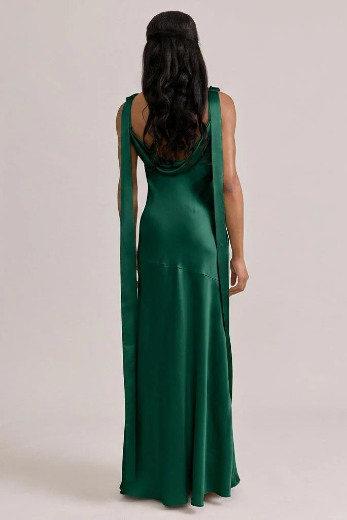 Dani Satin Dress | Made To Order - Image 43