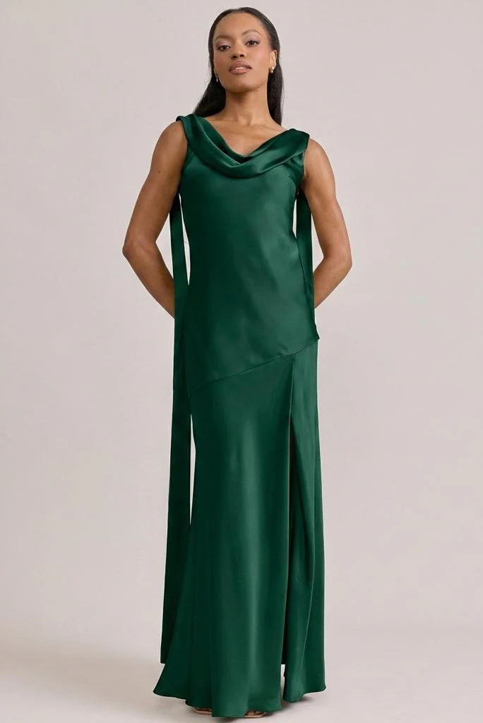 Dani Satin Dress | Made To Order - Image 44