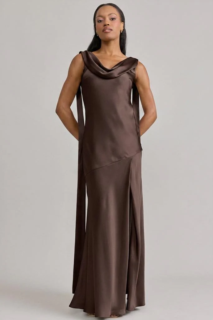 Dani Satin Dress | Made To Order - Image 47