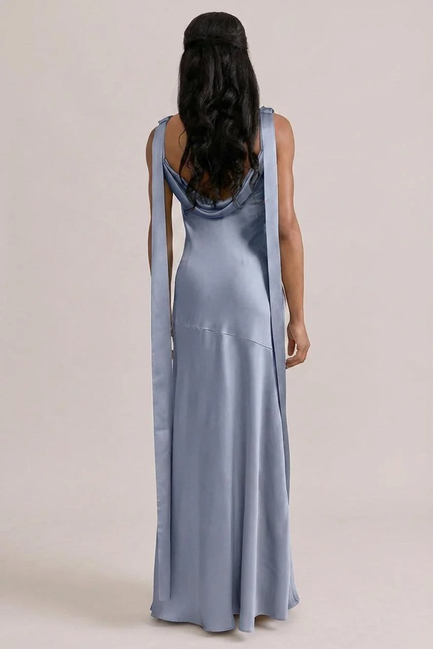 Dani Satin Dress | Made To Order - Image 52