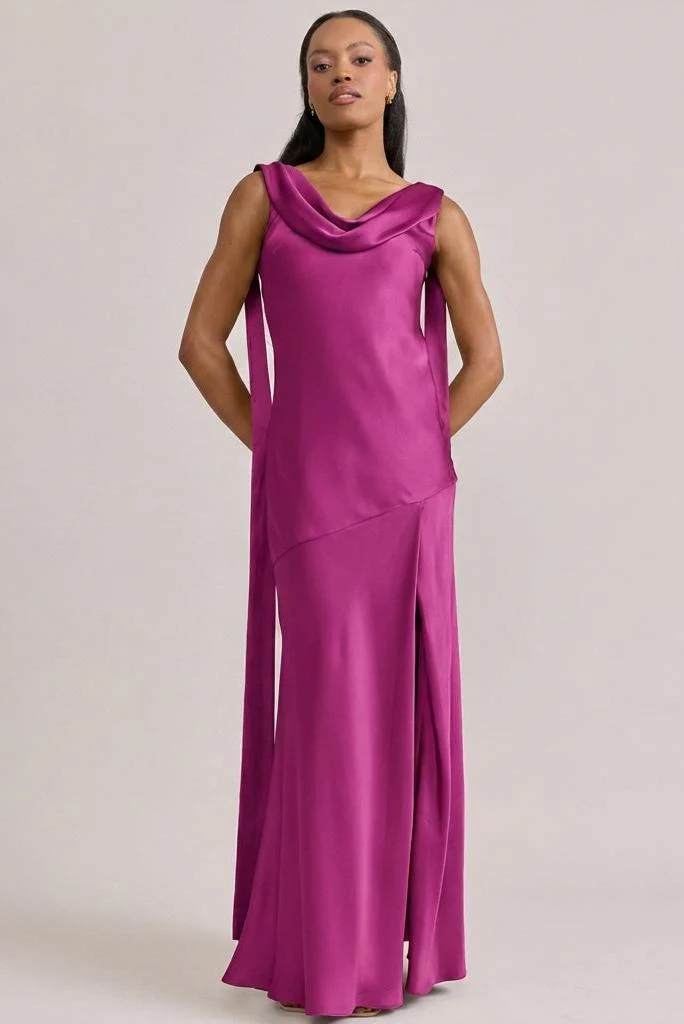 Dani Satin Dress | Made To Order - Image 56
