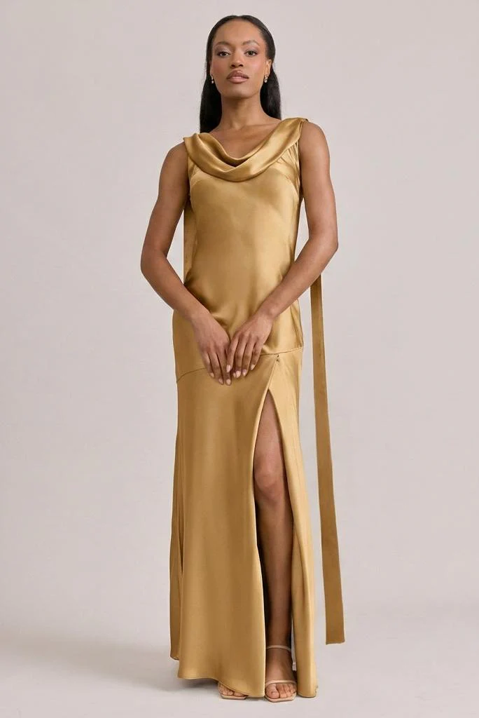 Dani Satin Dress | Made To Order - Image 57
