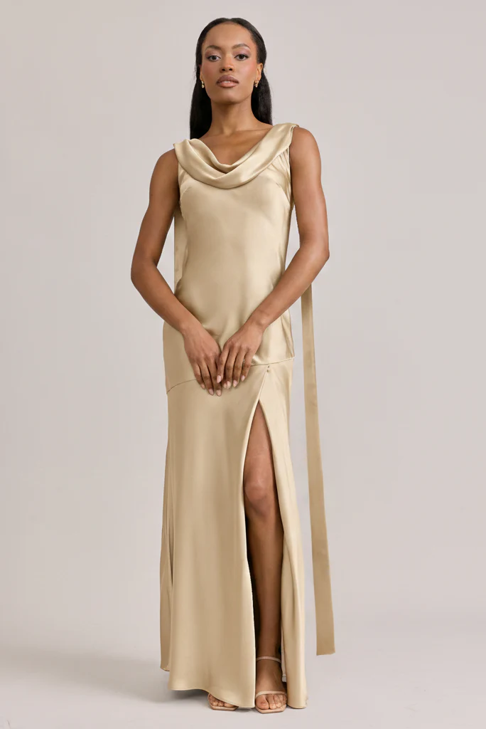 Dani Satin Dress | Made To Order - Image 60