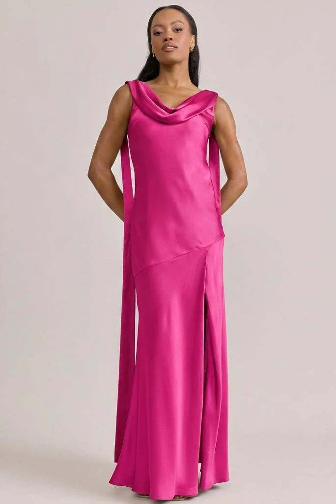 Dani Satin Dress | Made To Order - Image 68