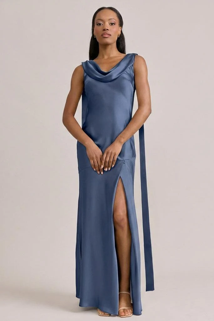 Dani Satin Dress | Made To Order - Image 69