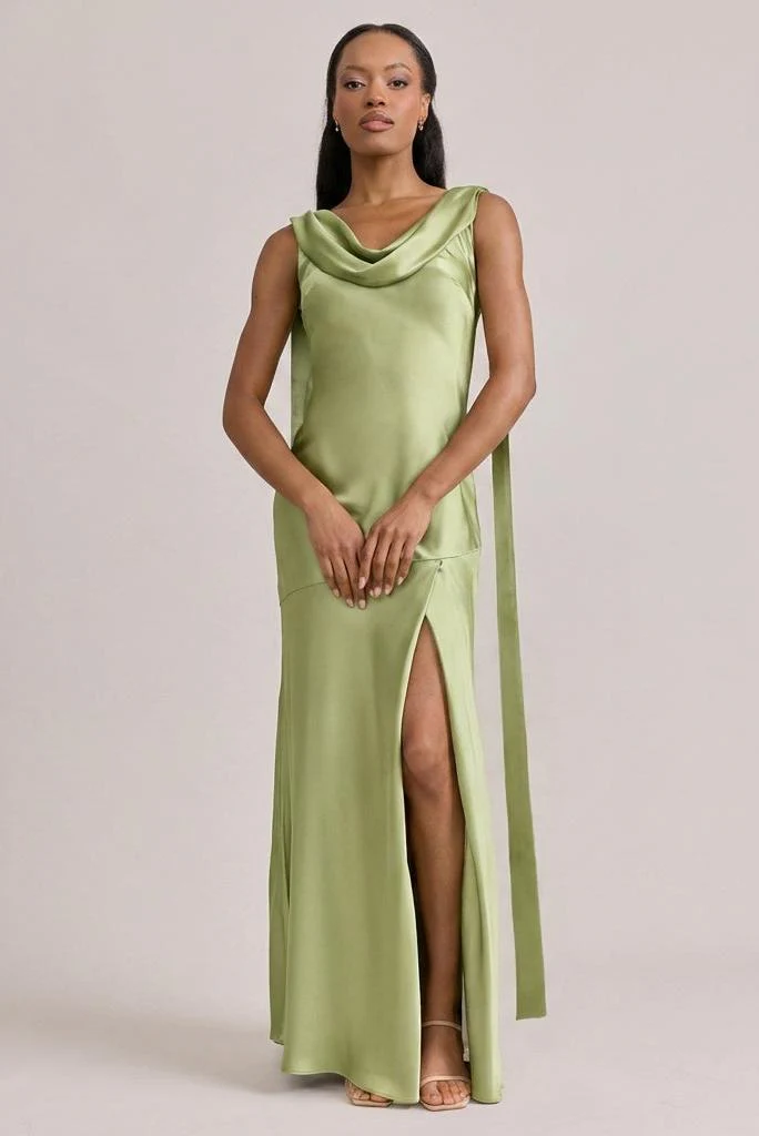 Dani Satin Dress | Made To Order - Image 87