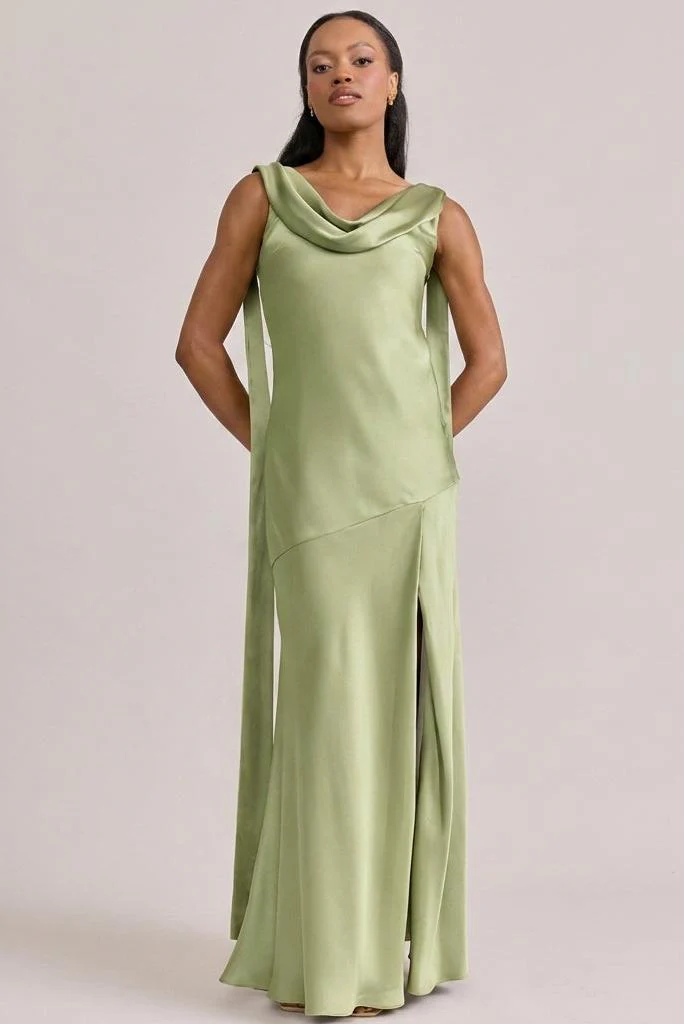 Dani Satin Dress | Made To Order - Image 88