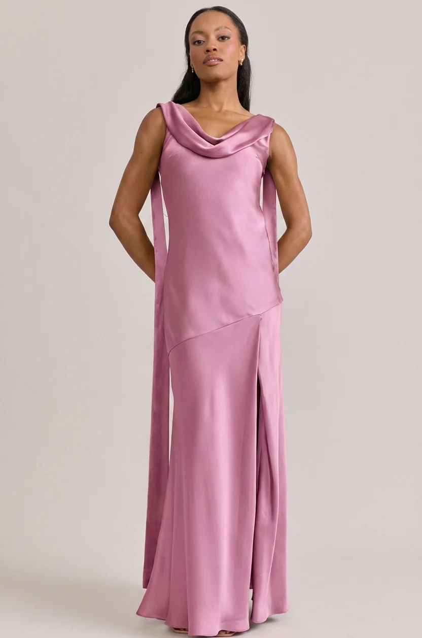 Dani Satin Dress | Made To Order - Image 91