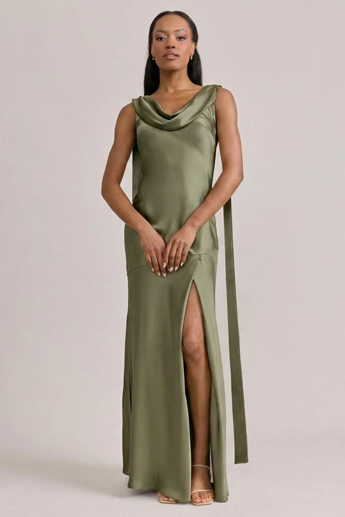 Dani Satin Dress | Made To Order - Image 92
