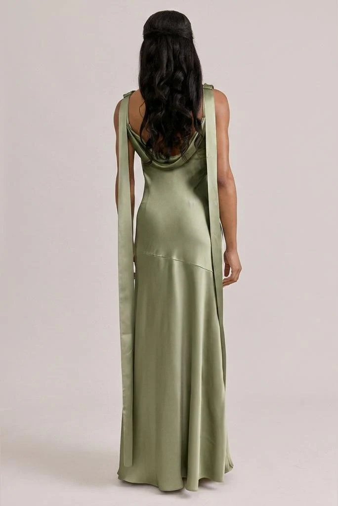 Dani Satin Dress | Made To Order - Image 93