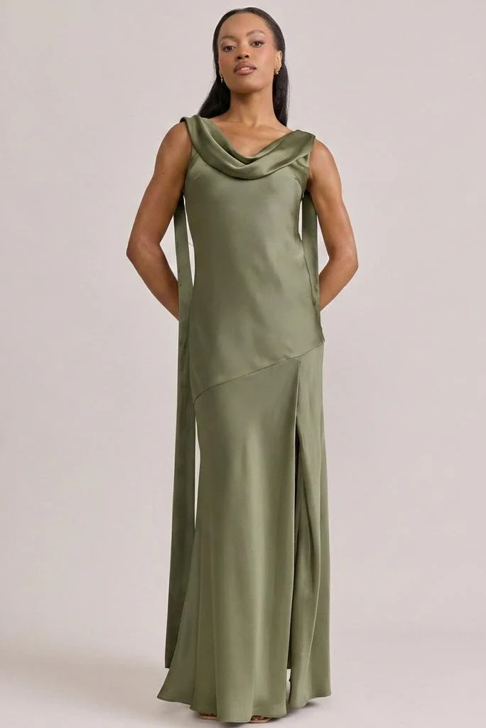 Dani Satin Dress | Made To Order - Image 94