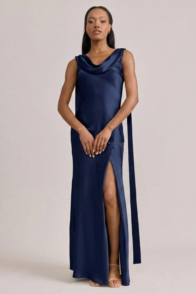 Dani Satin Dress | Made To Order - Image 95
