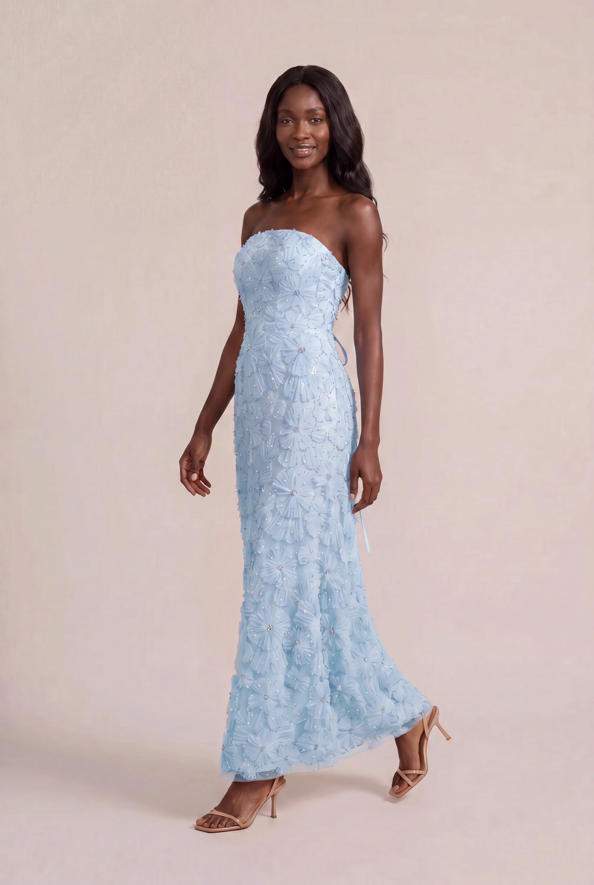 Darcy Beaded Floral Dress | Ready To Ship - Image 6
