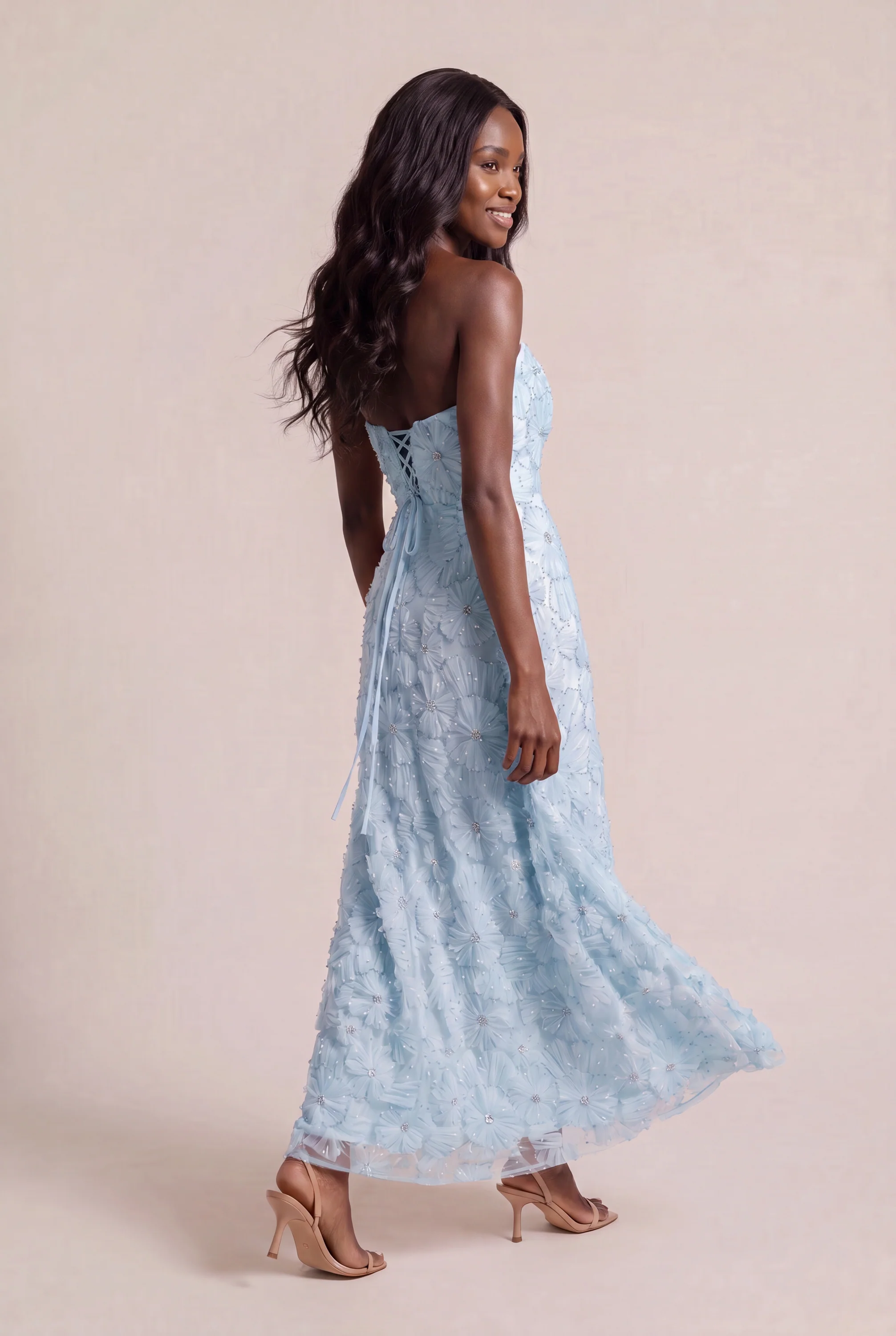 Darcy Beaded Floral Dress | Ready To Ship - Image 8