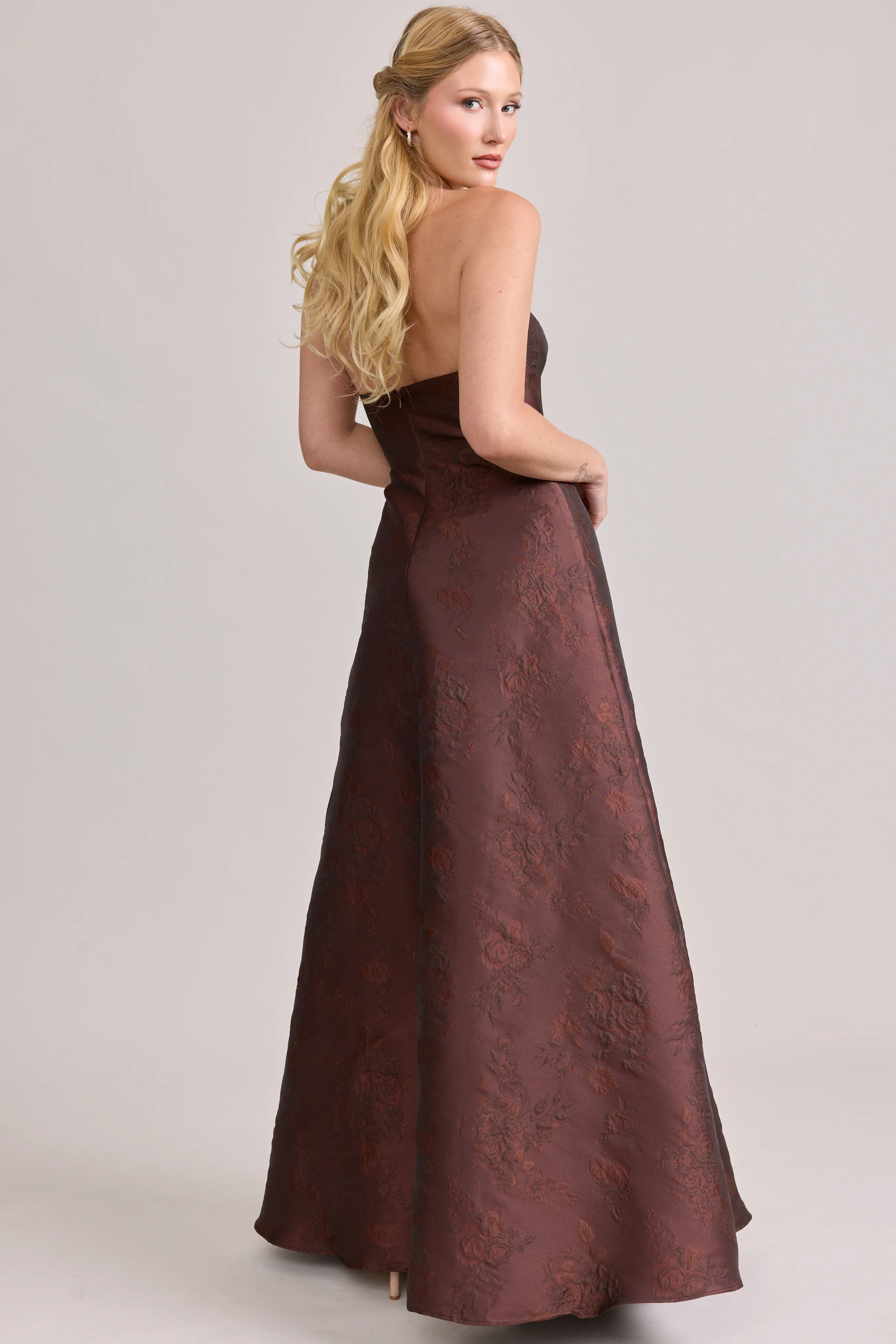 Darcy Jacquard Dress | Made To Order - Image 29