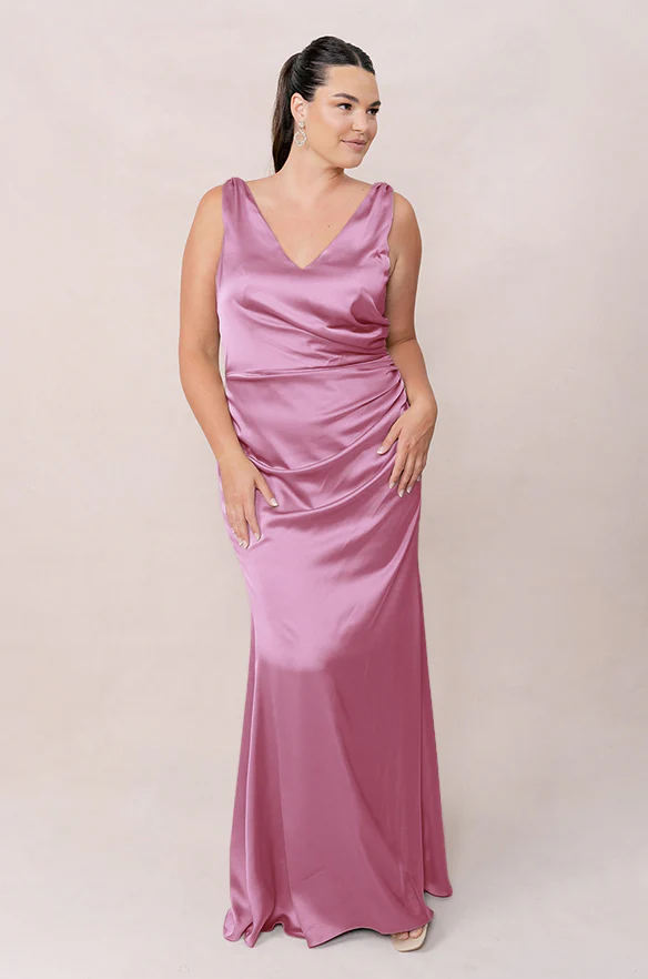 Dawson Satin Dress | Made To Order - Image 110