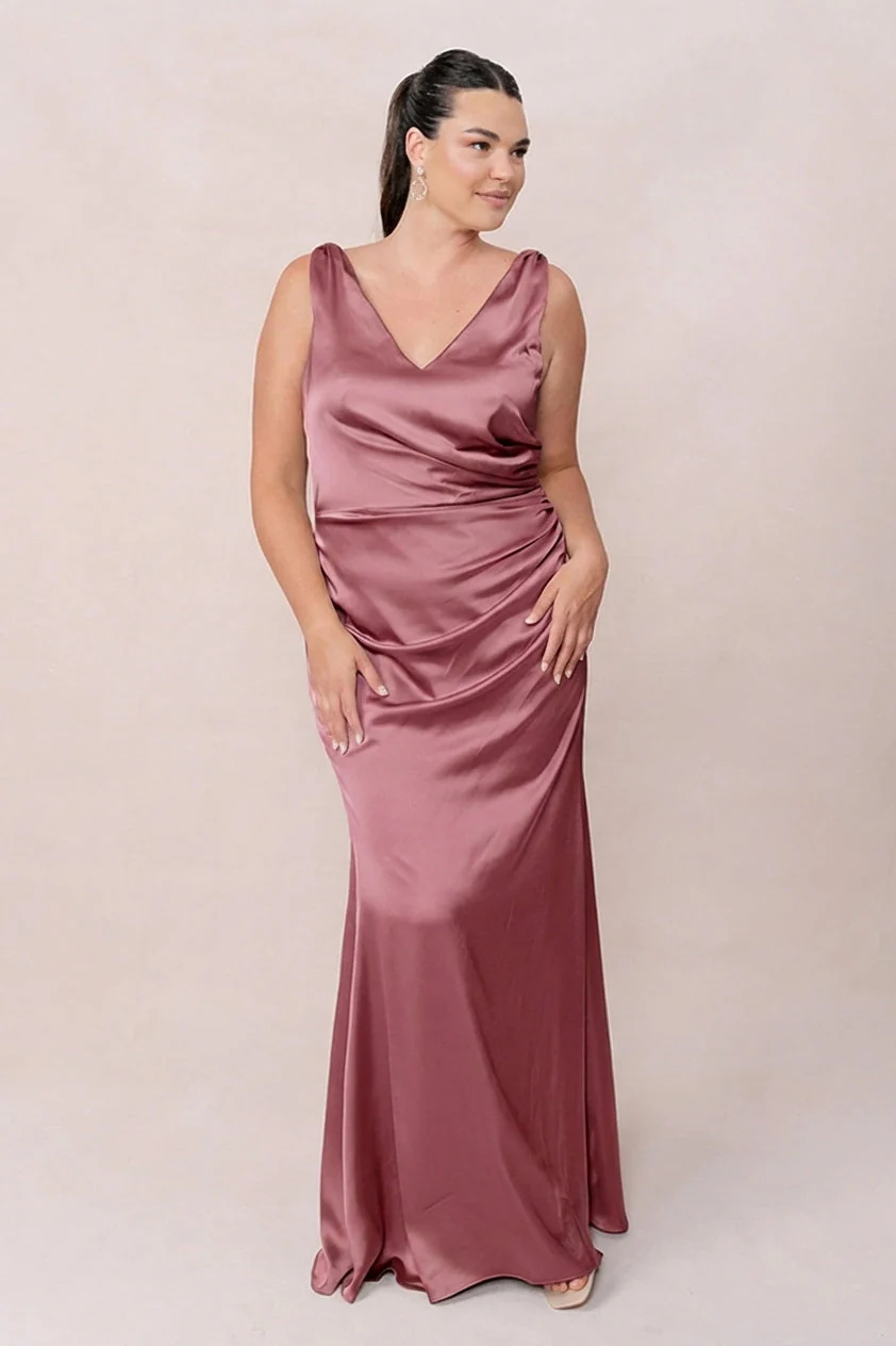Dawson Satin Dress | Made To Order - Image 165
