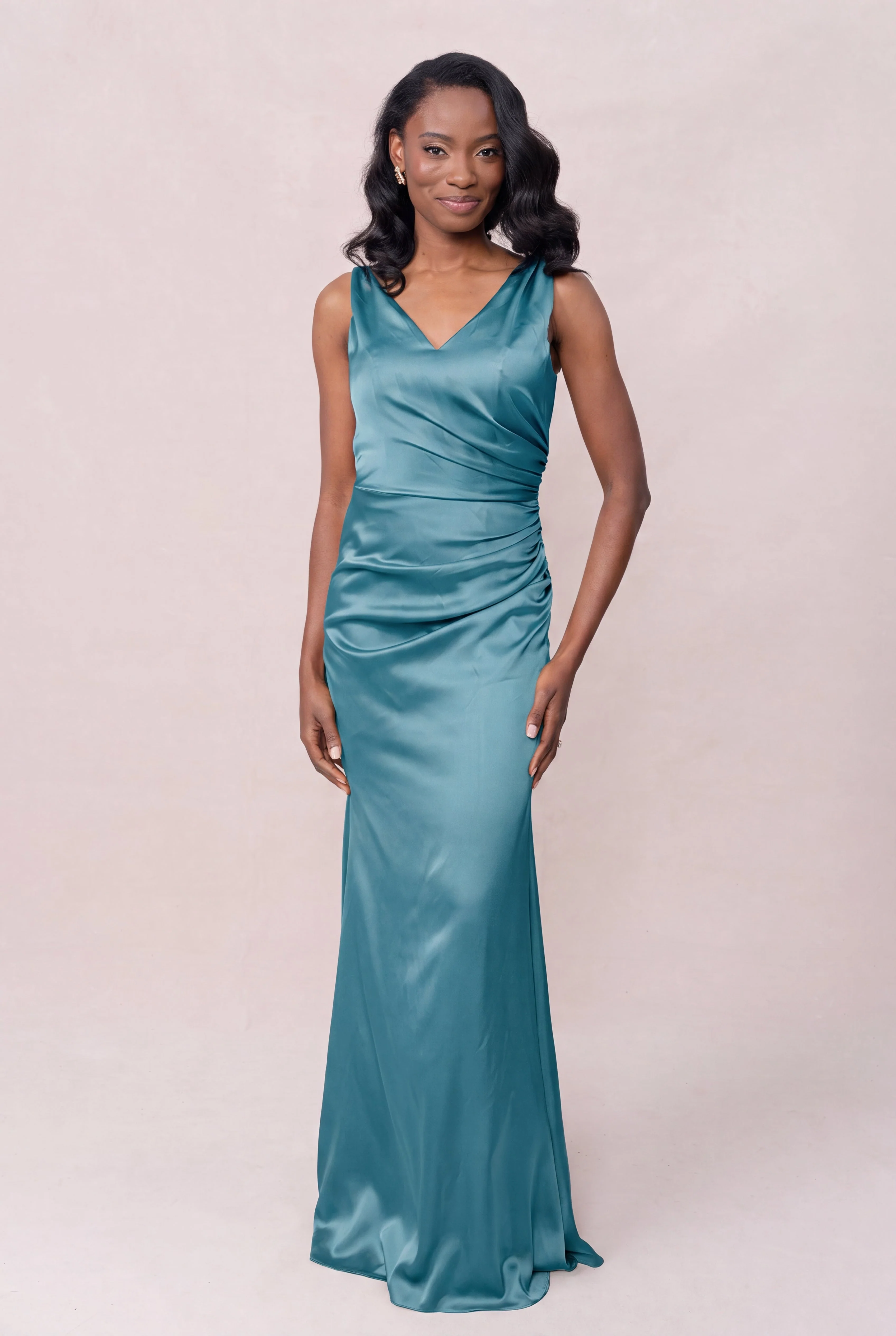 Dawson Satin Dress | Made To Order - Image 167