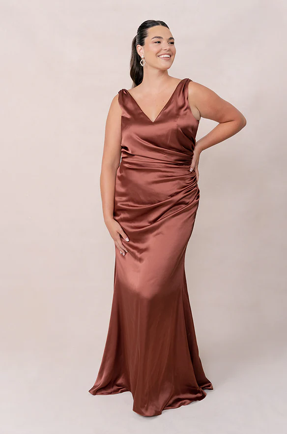 Dawson Satin Dress | Made To Order - Image 2