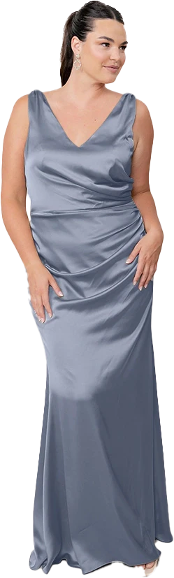 Dawson Satin Dress | Made To Order - Image 27