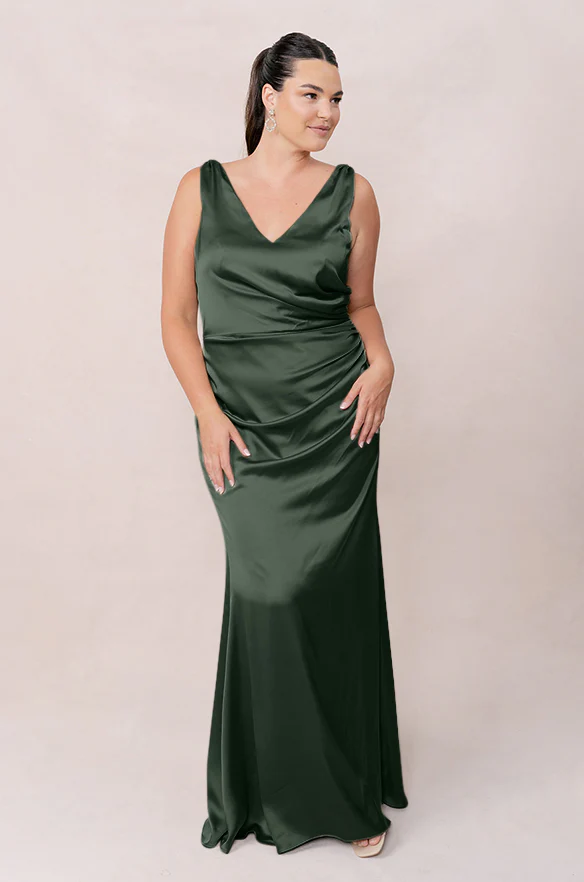 Dawson Satin Dress | Made To Order - Image 74