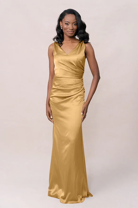 Dawson Satin Dress | Made To Order - Image 92