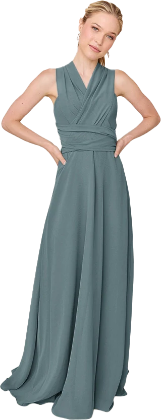Devan Convertible Chiffon Dress | Made To Order - Image 159