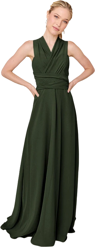 Devan Convertible Chiffon Dress | Made To Order - Image 16