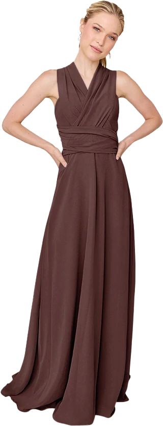 Devan Convertible Chiffon Dress | Made To Order - Image 28