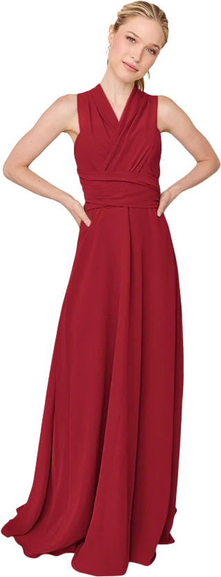 Devan Convertible Chiffon Dress | Made To Order - Image 34