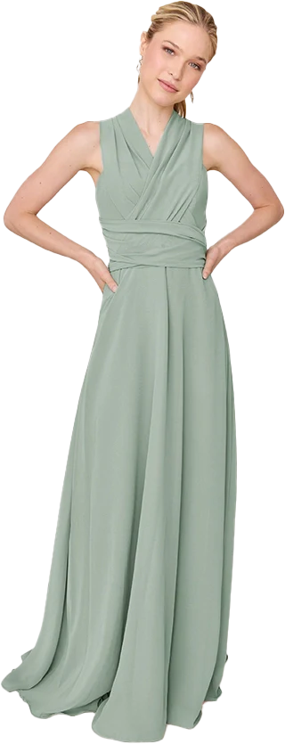 Devan Convertible Chiffon Dress | Made To Order - Image 44