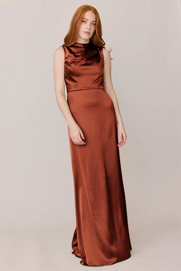 Diana Satin Dress | Made To Order - Image 87