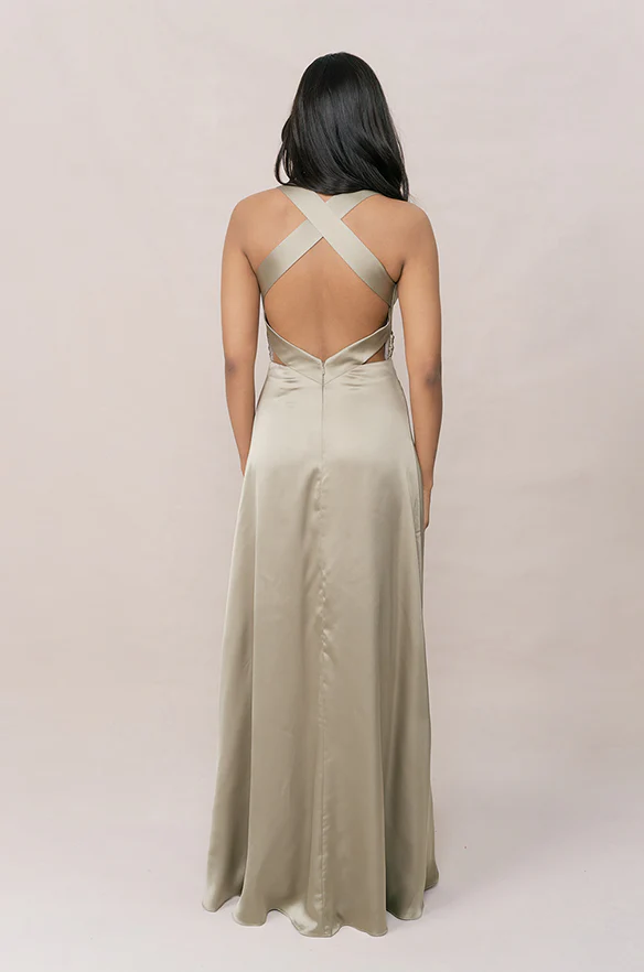 Dylan Satin Dress | Made To Order - Image 12