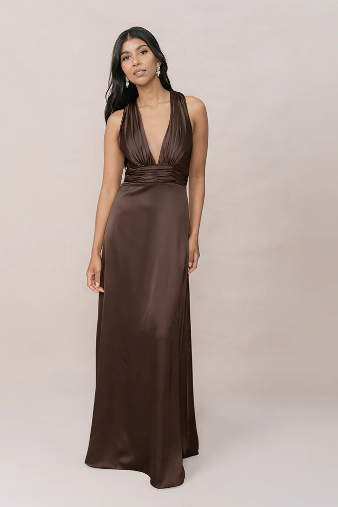 Dylan Satin Dress | Made To Order - Image 158