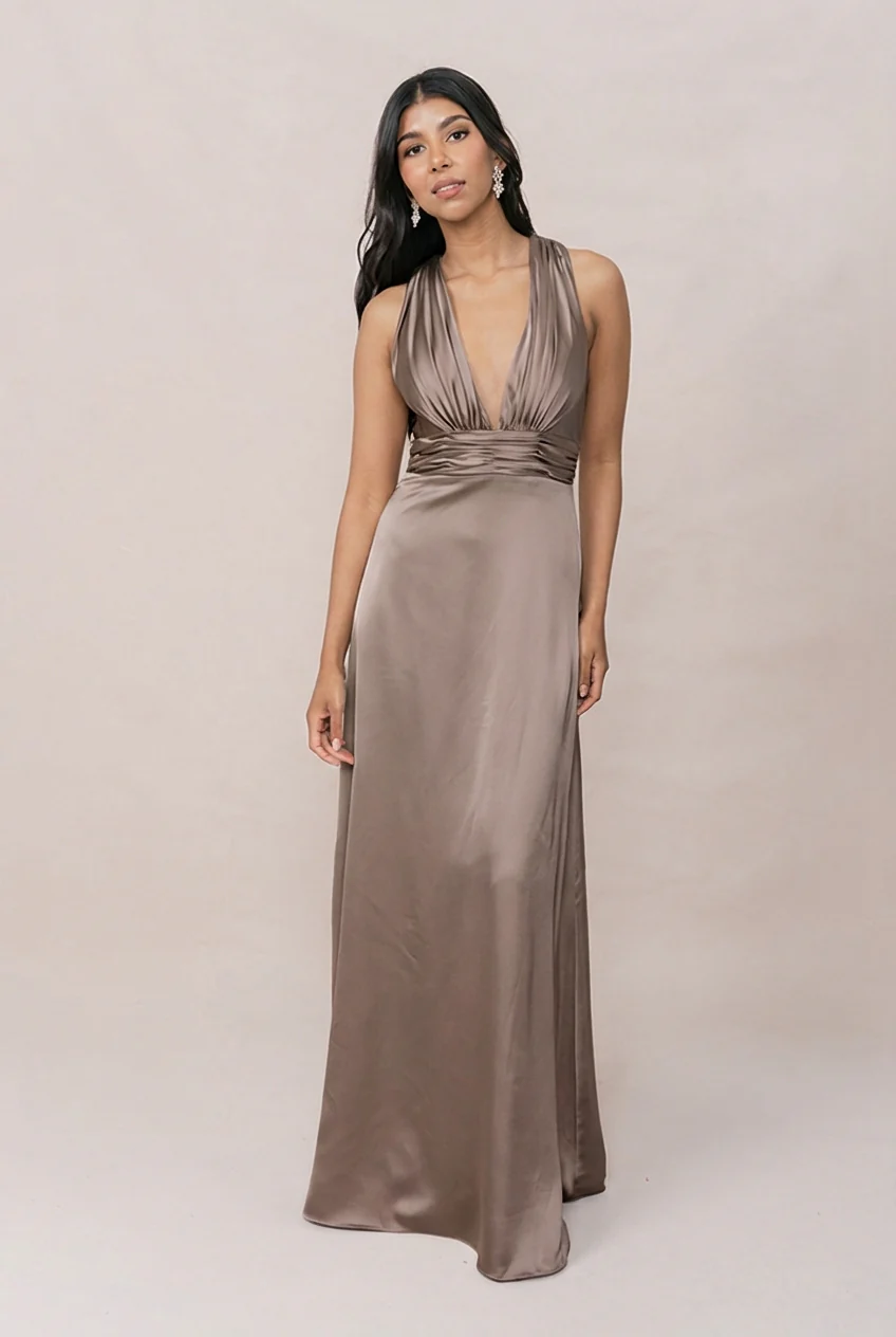 Dylan Satin Dress | Made To Order - Image 159