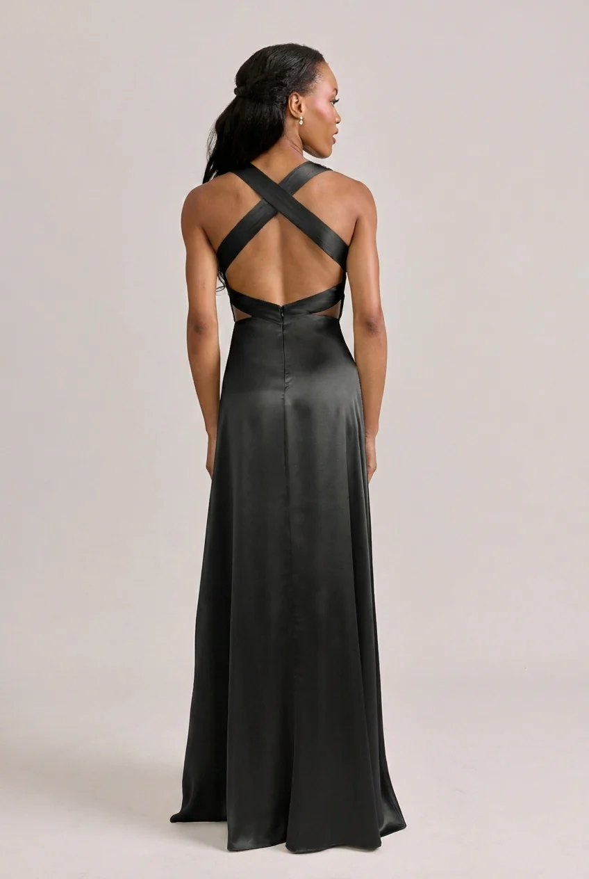 Dylan Satin Dress | Made To Order - Image 168