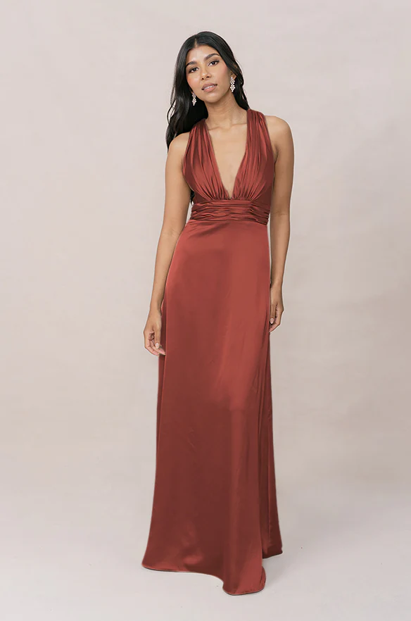 Dylan Satin Dress | Made To Order - Image 23
