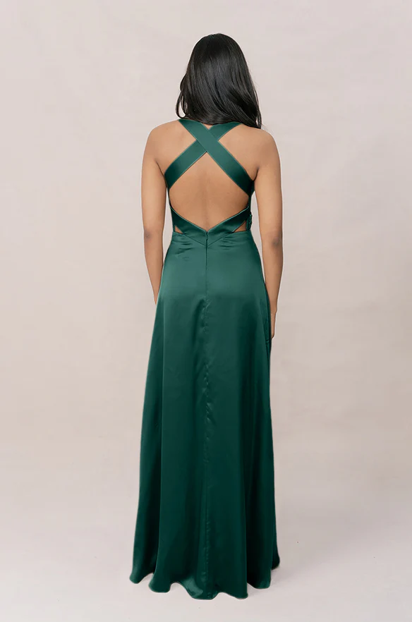 Dylan Satin Dress | Made To Order - Image 36