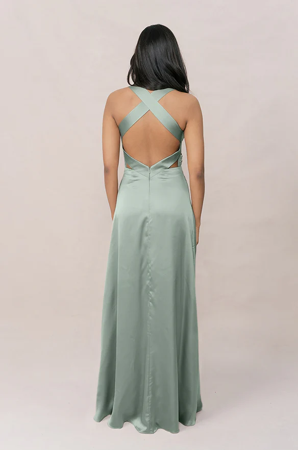 Dylan Satin Dress | Made To Order - Image 84