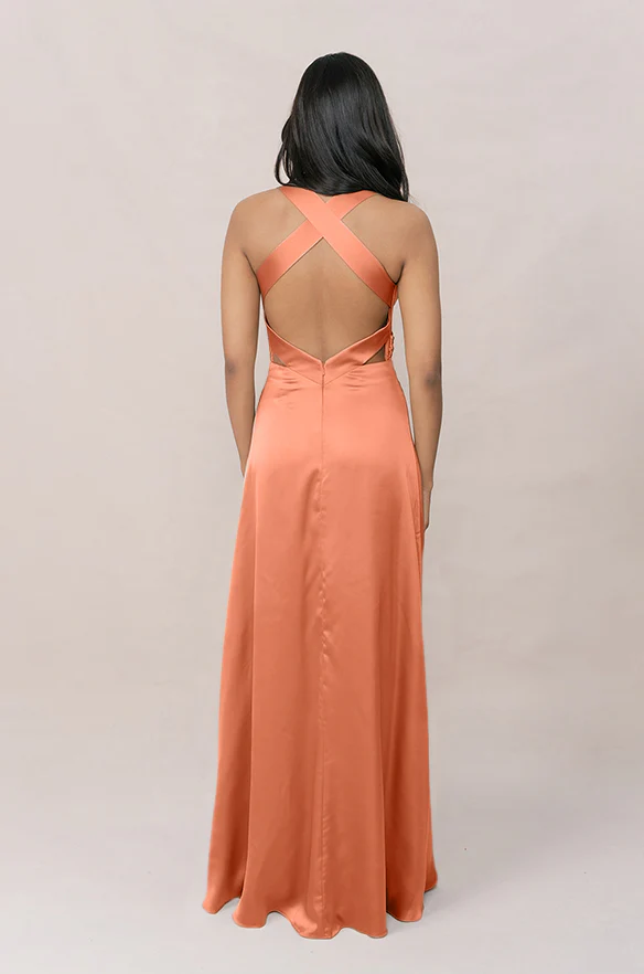 Dylan Satin Dress | Made To Order - Image 88