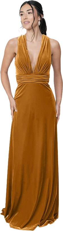 Dylan Velvet Dress | Made To Order - Image 19