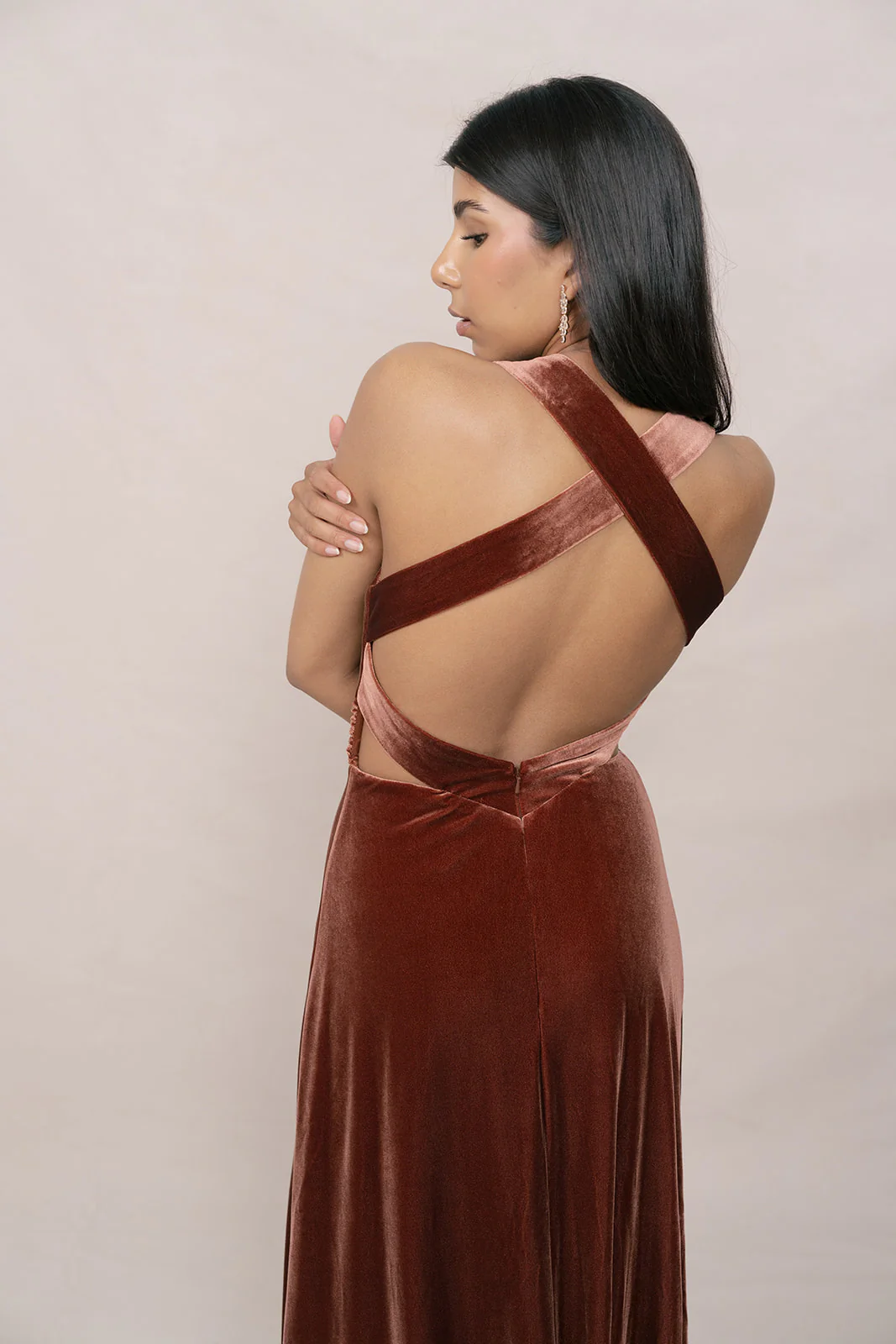 Dylan Velvet Dress | Made To Order - Image 2