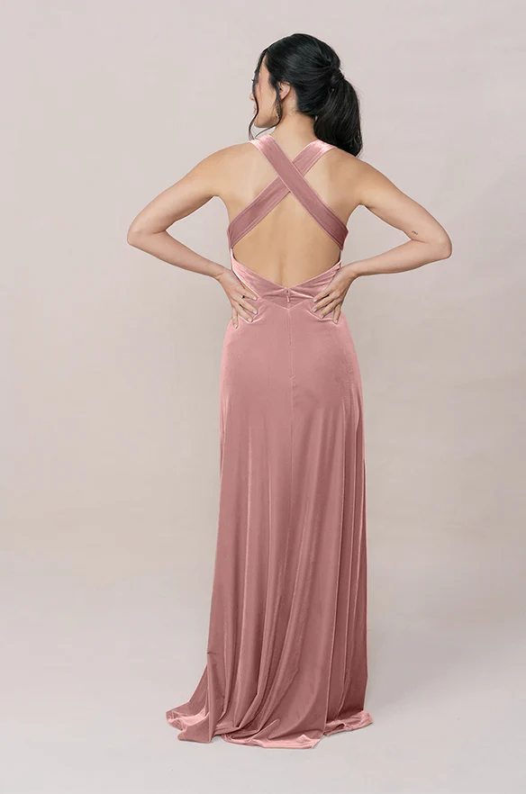 Dylan Velvet Dress | Made To Order - Image 33