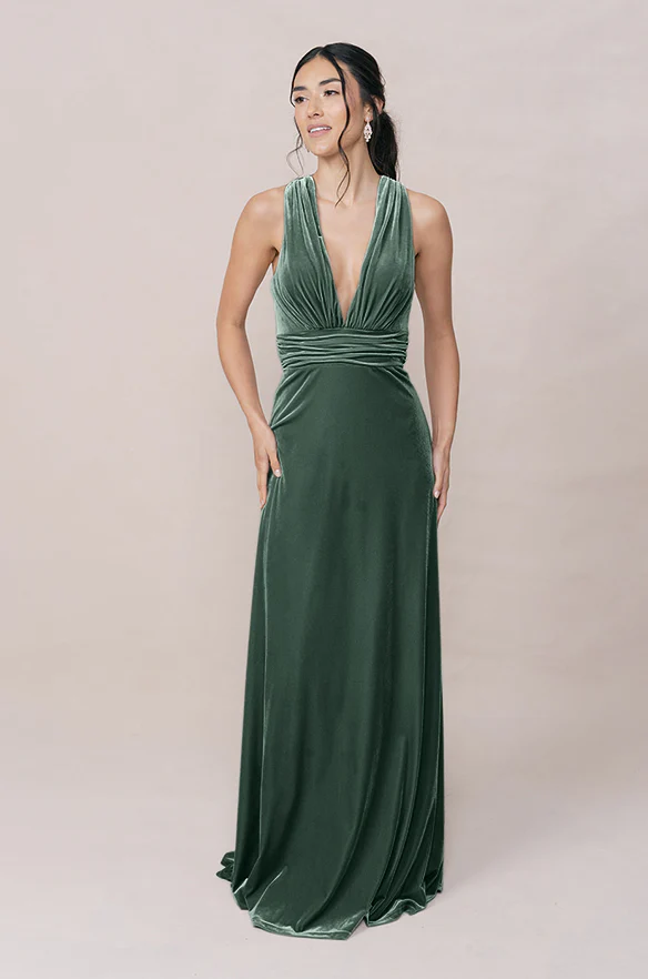 Dylan Velvet Dress | Made To Order - Image 64